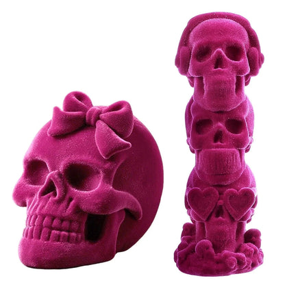 Dúo Calaveras Rosa