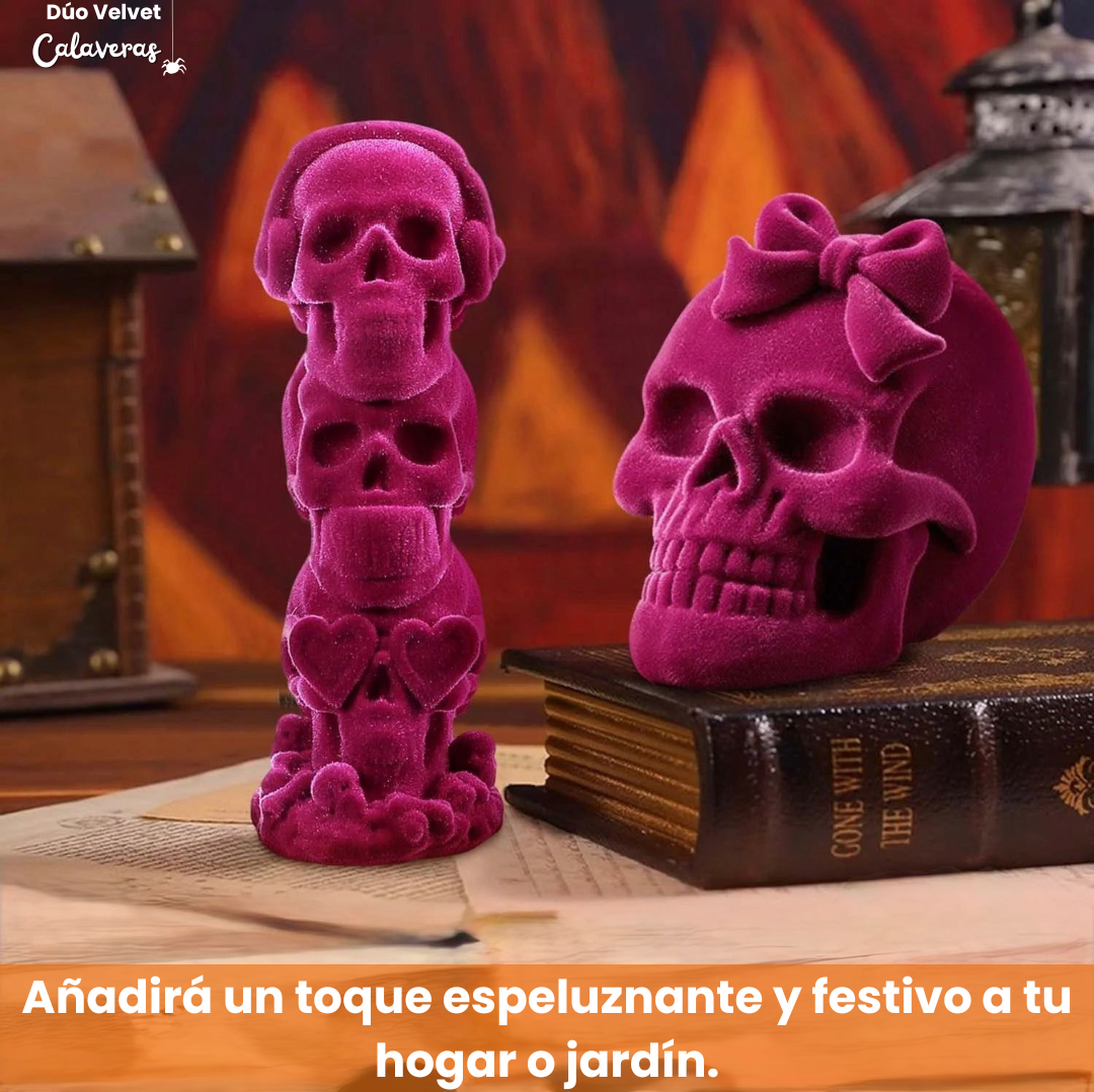 Dúo Calaveras Rosa
