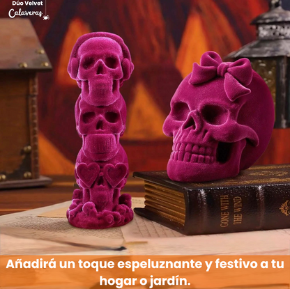 Dúo Calaveras Rosa