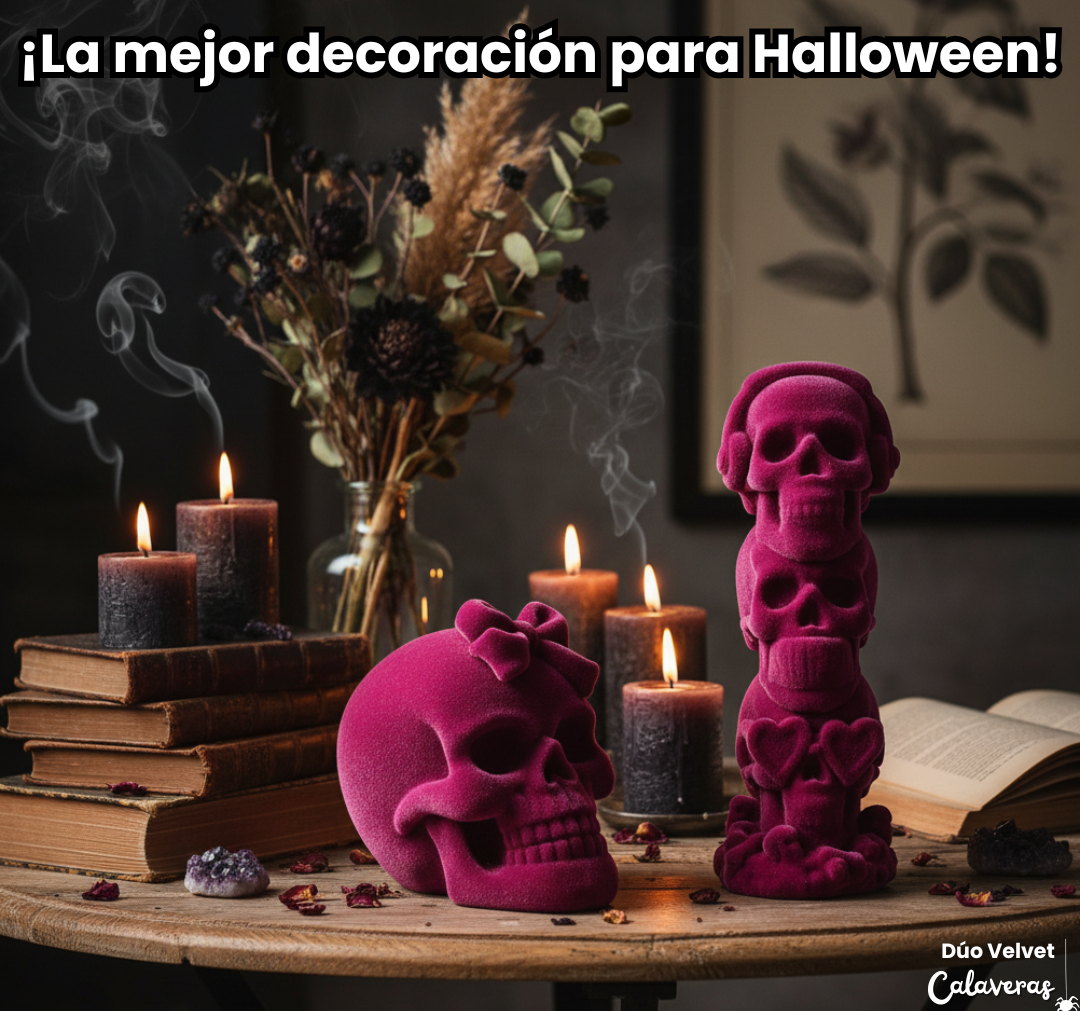 Dúo Calaveras Rosa