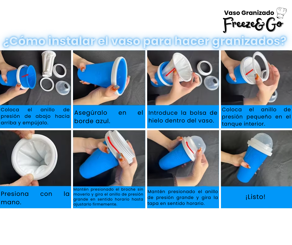 Vaso Granizado Freeze&Go