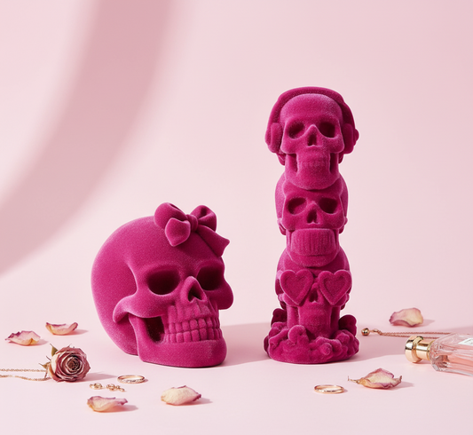 Dúo Calaveras Rosa