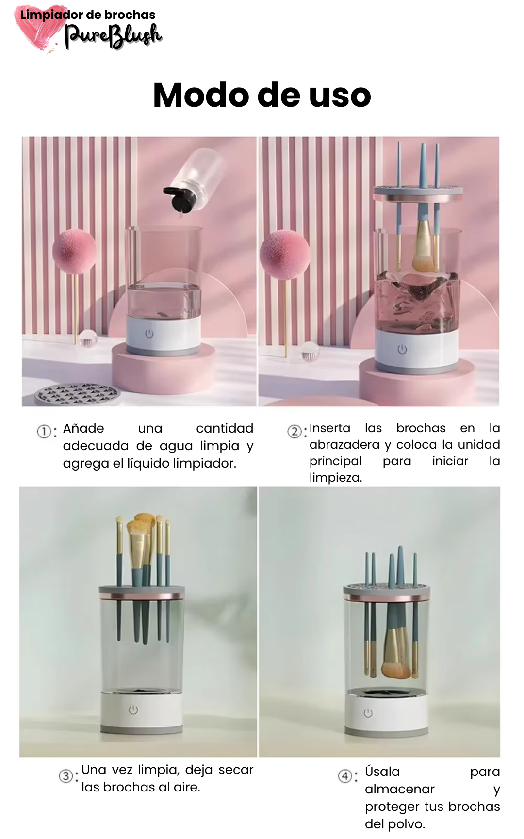Limpiador de Brochas PureBrush
